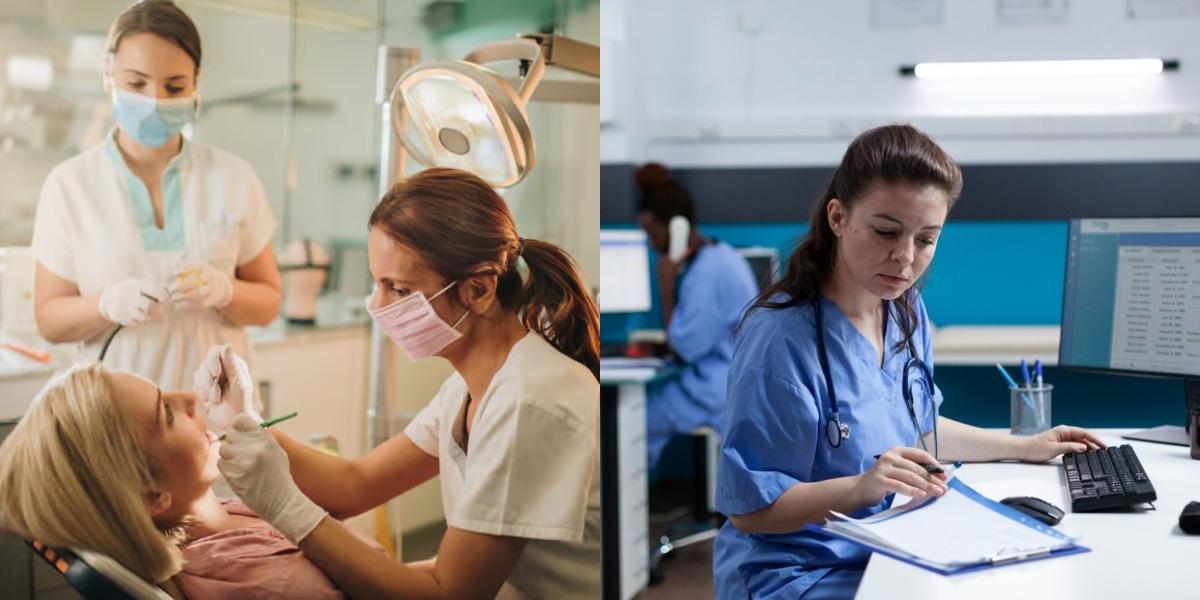 Dental Assistant vs Healthcare Documentation Specialist