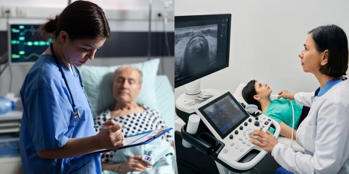 Acute Care Nursing Assistant vs Diagnostic Medical Sonographer