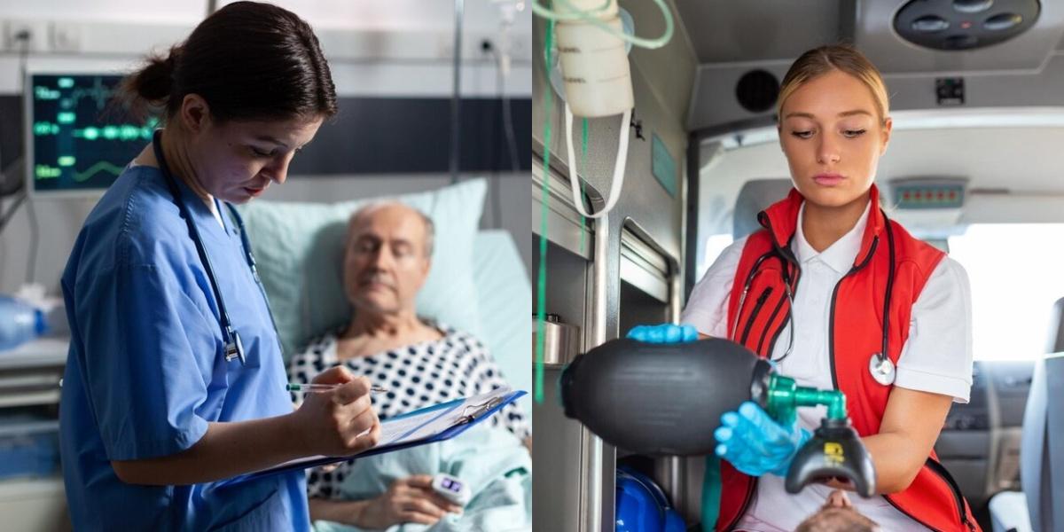 Acute Care Nursing Assistant vs Emergency Medical Technician
