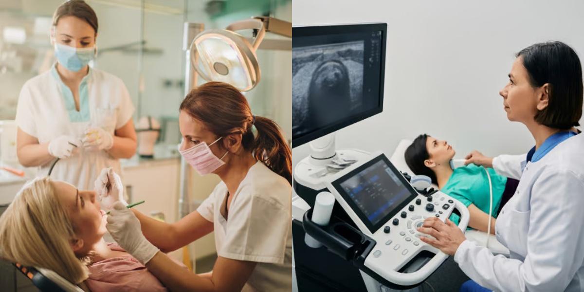 Dental Assistant vs Diagnostic Medical Sonographer