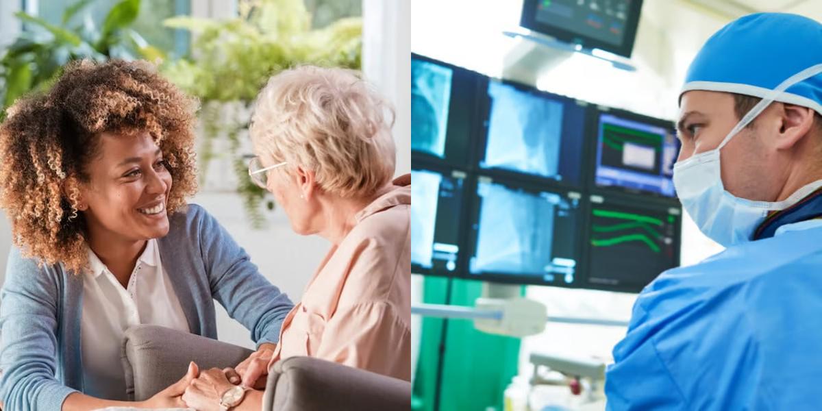Caregiver vs Radiology Technician