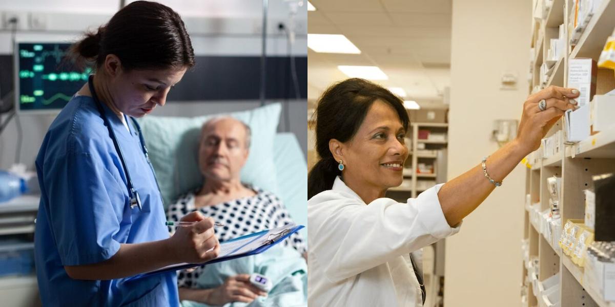 Acute Care Nursing Assistant vs Pharmacy Technician