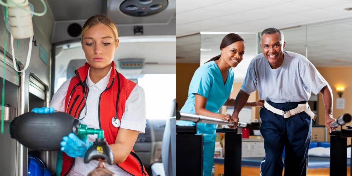 Emergency Medical Technician vs Physical Therapy Technician