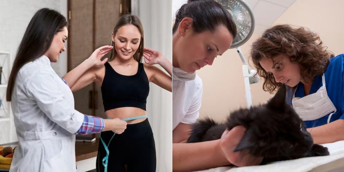 Personal Trainer and Nutrition Coach vs Veterinary Assistant