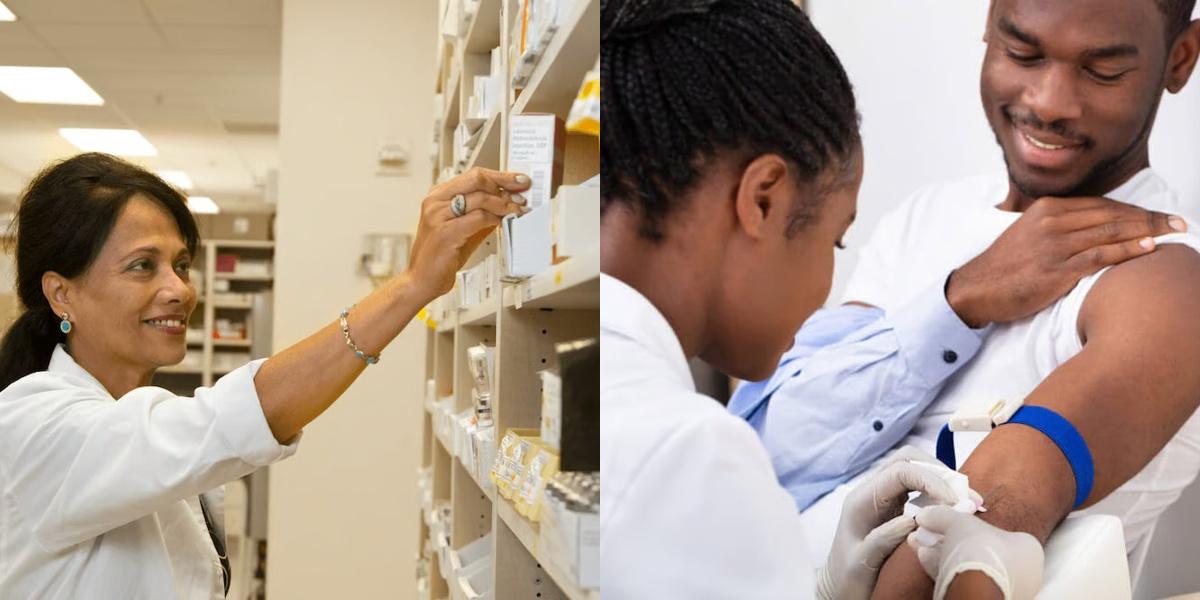 Pharmacy Technician vs Phlebotomy