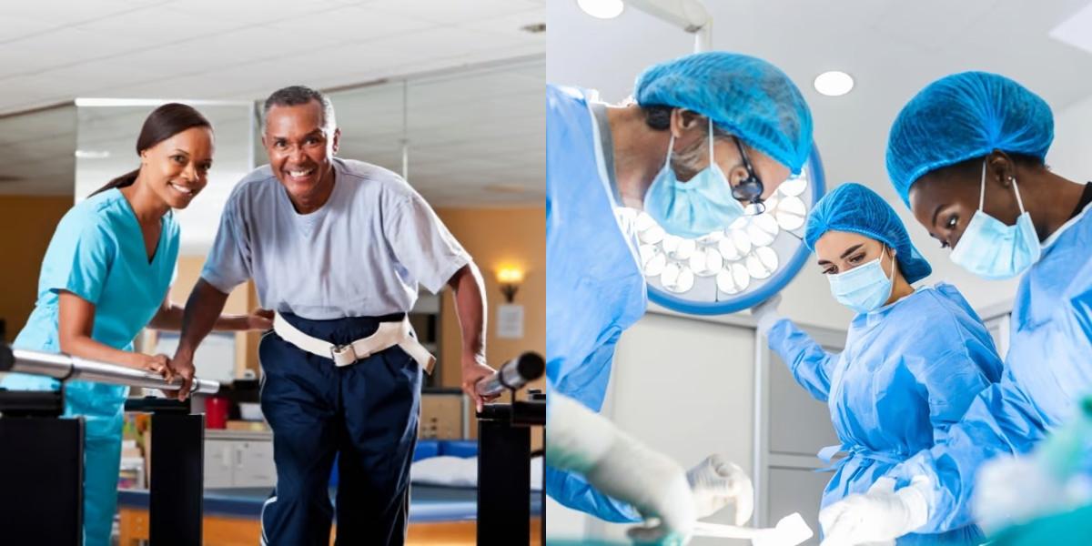 Physical Therapy Technician vs Surgical Technician