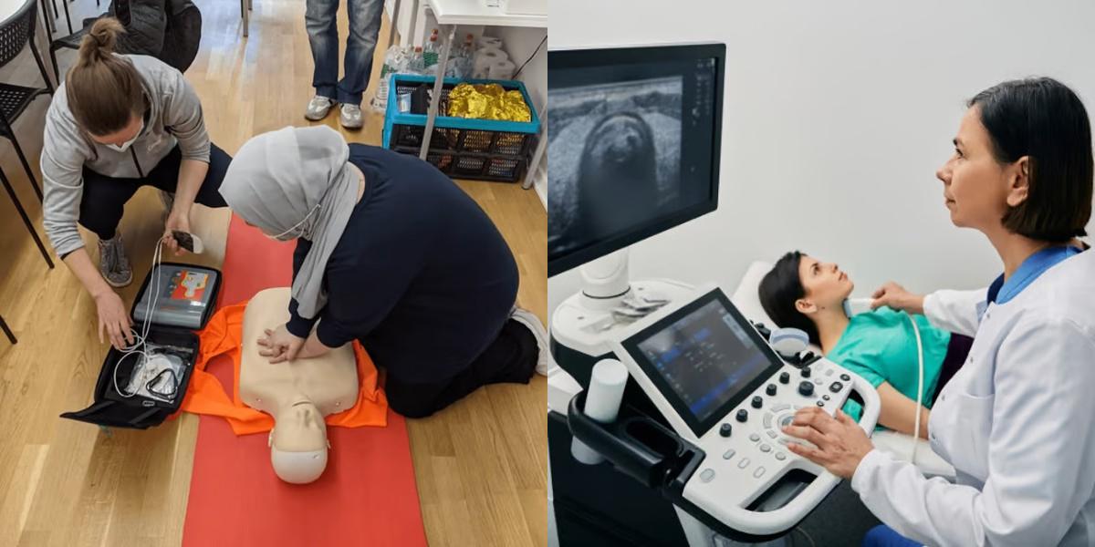 CPR-BLS vs Diagnostic Medical Sonographer