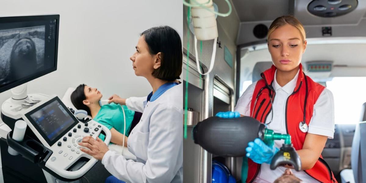 Diagnostic Medical Sonographer vs Emergency Medical Technician