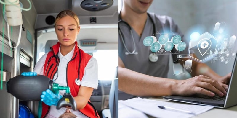 Emergency Medical Technician vs Healthcare Information Technology