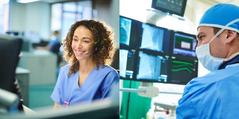 Healthcare Operator vs Radiology Technician