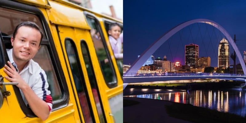 How to Become a School Bus Driver in Iowa
